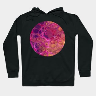 Pink Passion / Acrylic Pouring Hoodie